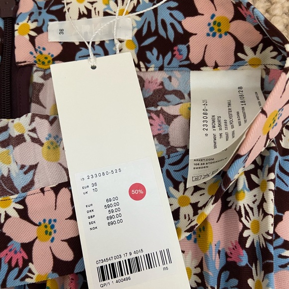 Arket floral skirt - Picture 3 of 3